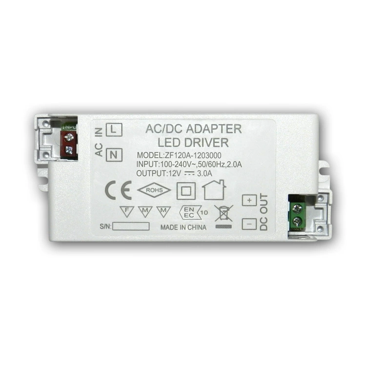 36W led驱动电源UL/CE认证12V3A/24V1.5A