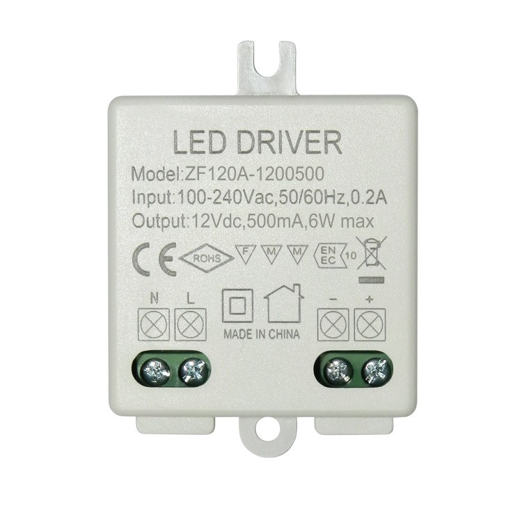 6W led驱动电源UL/CE认证12V0.5A/24V0.25A