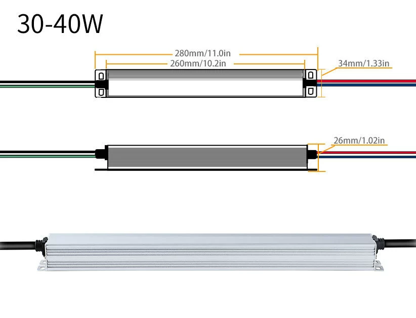30-100W防水电源12V/24V/36V48V